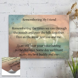 Poster Perda de Animal de Estimação Beagle