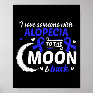 Poster Perda De Cabelo Eu Amo Alguém Com Alopecia Alopeci