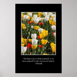 Pôster Perder-se ao serviço dos outros