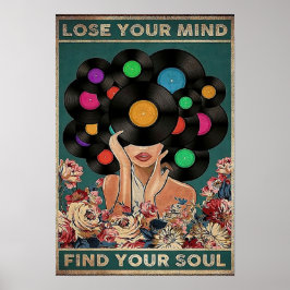 Poster Perder sua mente Encontre sua alma