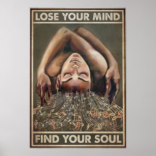 Poster Perder sua mente Encontre sua alma