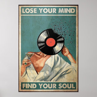 Poster Perder sua mente Encontre sua alma