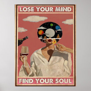 Poster Perder sua mente Encontre sua alma
