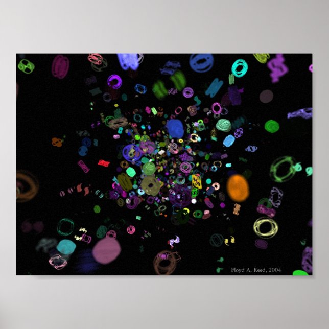 Poster Perdida no Espaço da Julia (Frente)