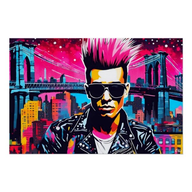 PÔSTER PERDIDO DE GAROTOS NA CIDADE (Frente)