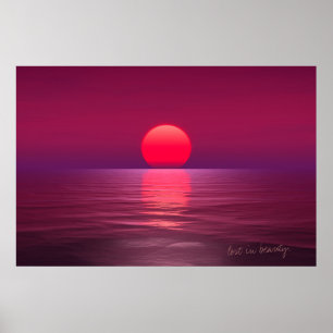 Poster Perdido em beleza. romance do pôr do sol