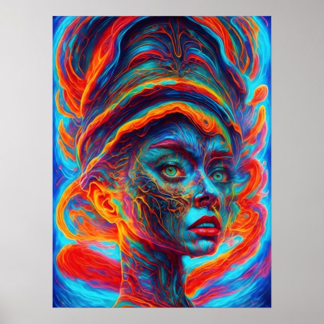 Poster Perdido Na Minha Mente Surreal (Frente)