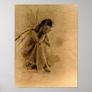 Pôster perdido no pensamento (versão em papel castanho)