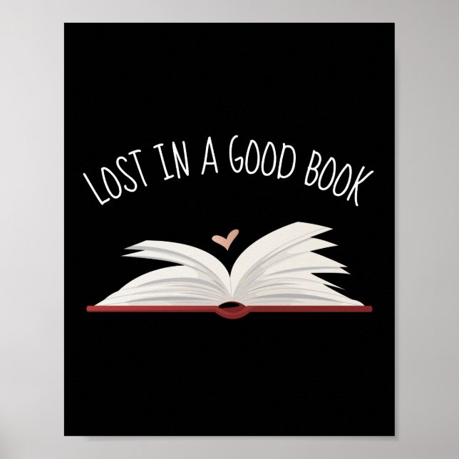 Poster Perdido num Livro Bom (Frente)