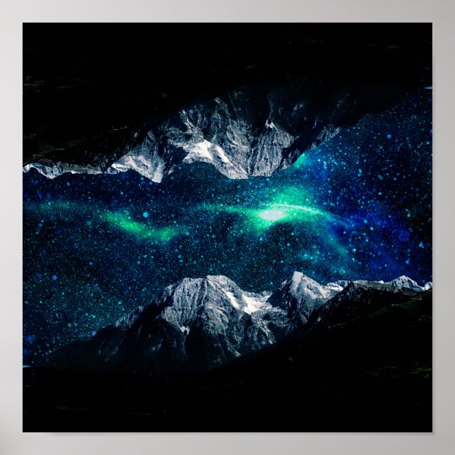 Poster Perdido num mundo de sonhos e montanhas (Frente)