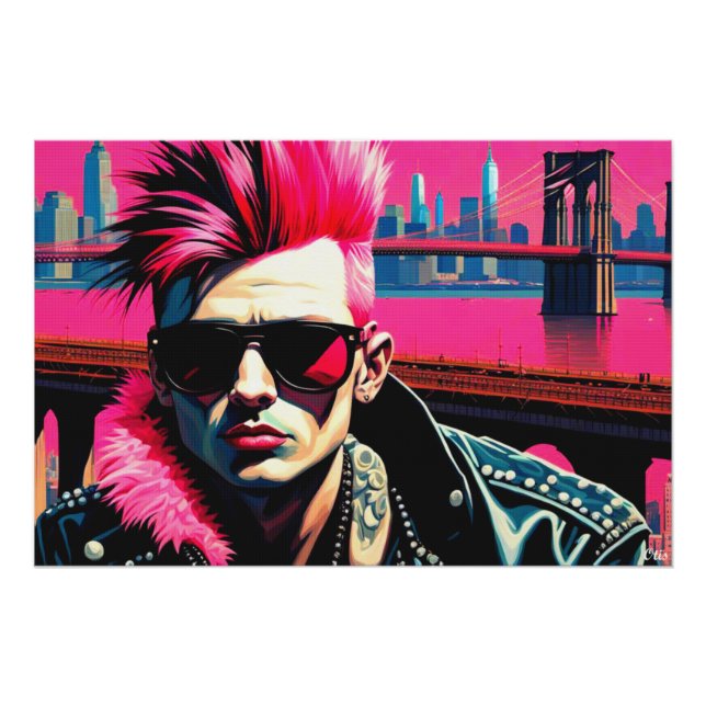 PÔSTER PERDIDOS DE GAROTOS NA CIDADE 8 (Frente)