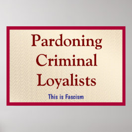 Poster Perdoando Criminosos Lealistas