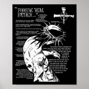 Poster Perdoe Eles Pai Anime Jesus Cruz Camiseta