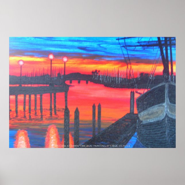 Pôster Peregrino ao amanhecer (Frente)