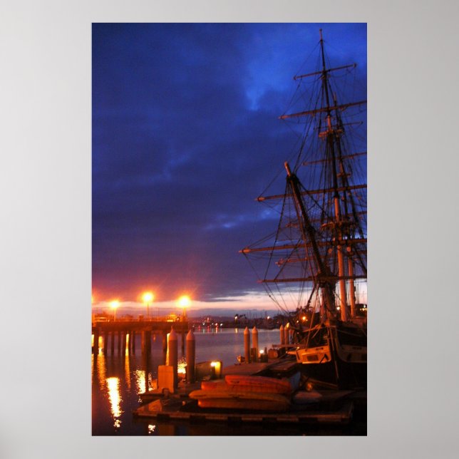 Poster Peregrino na foto do ponto Dana do amanhecer (Frente)