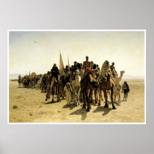 Pôster Peregrinos indo a Meca