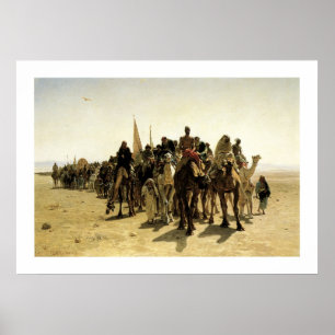 Poster Peregrinos que vão à Meca