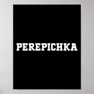 Poster Perepichka Design de Alimentos Para Homens Mulhere