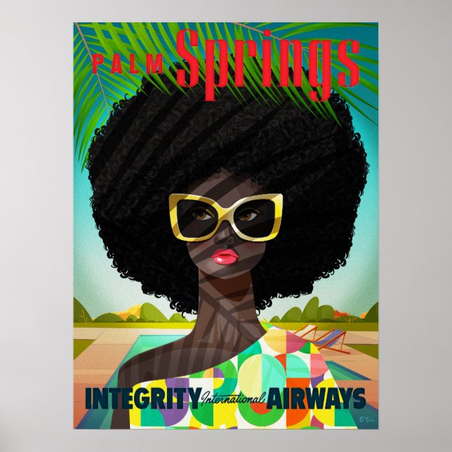 Poster Perfeitamente Palm Springs (Frente)
