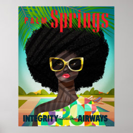Poster Perfeitamente Palm Springs Pequeno