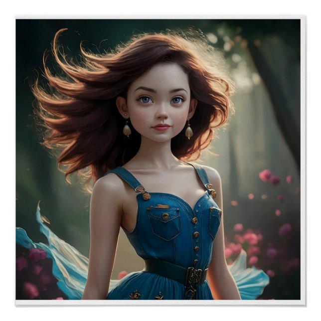 Pôster Perfeito Poster brilhante Belo Princesa (Frente)