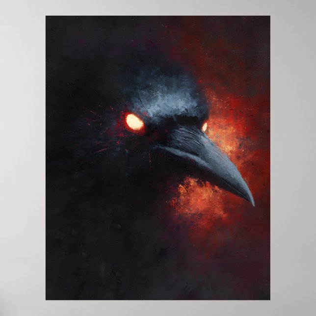 Poster Perfil da Inferno Raven (Frente)