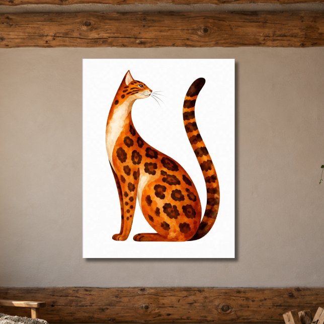 Poster Perfil de Gato Bengal (Criador carregado)