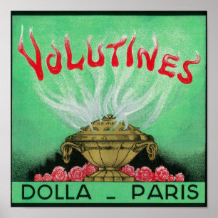 Poster Perfume LabelParis de Volutines, France