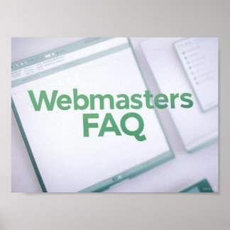 Poster Perguntas frequentes sobre WebMasters