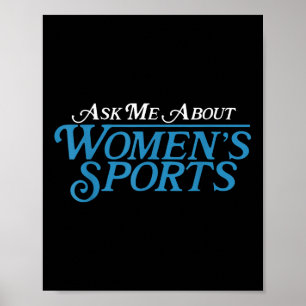 Poster Pergunte-me sobre Esportes Femininos