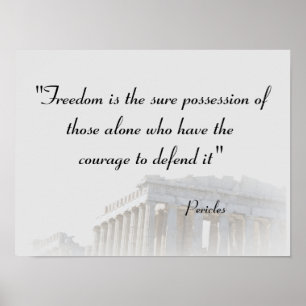 Poster Péricles Cita Liberdade