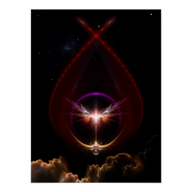 Pôster Peridin Fractal Art Perfect Poster (Frente)