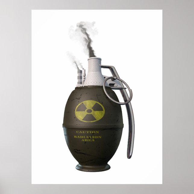 Poster Perigo nuclear (Frente)
