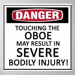 Poster Perigo Oboe