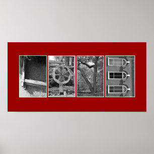 Poster Período para fora com imagens