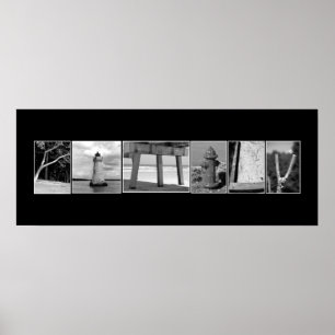 Poster Período para fora com imagens