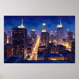 Poster Peripheral Metropolis View