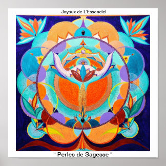 Pôster " Perles de Sagesse "
