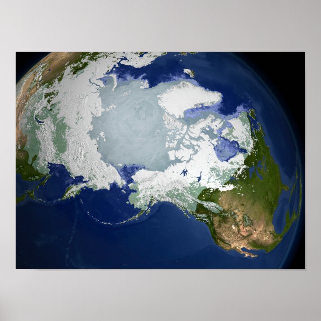 Pôster Permafrost Circum-Ártico (Frente)