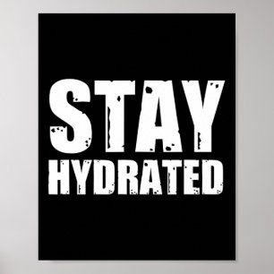 Poster Permanecer Hidratado