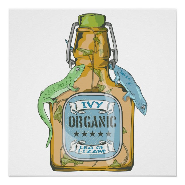 Pôster Perna De Feiticeiras De Macbeth Lizard (Frente)