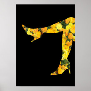 Poster Pernas Florais