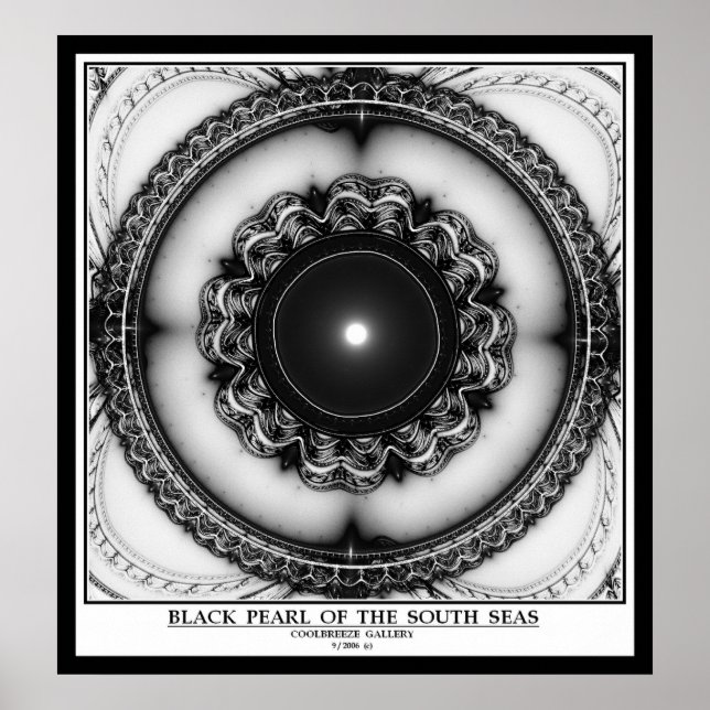 PÔSTER PÉROLA NEGRA DOS MARES DO SUL (Frente)