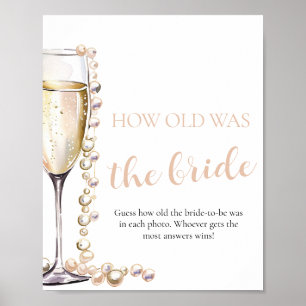 Poster Pérolas e Prosecco - Quantos anos era o Jogo da No