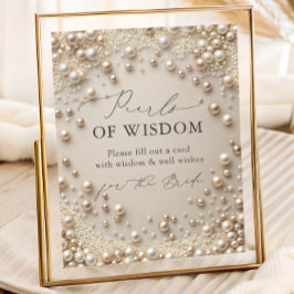 Poster Pérolas Elegantes de Chá de panela Sabedoria