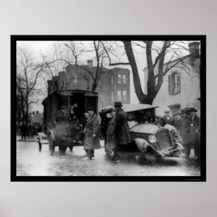 Pôster Perseguindo Bootleggers em Washington, C.C. 1922