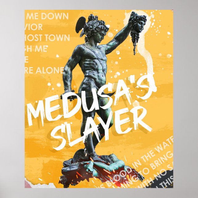 Poster Perseu decapitou o Gorgon Medusa (Frente)