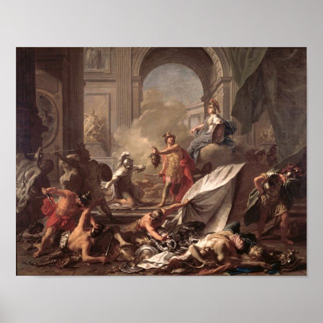 Pôster Perseu, sob a proteção de Minerva (Frente)