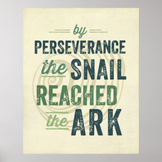 Poster Perseverança