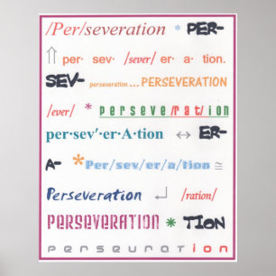 Pôster Perseveration